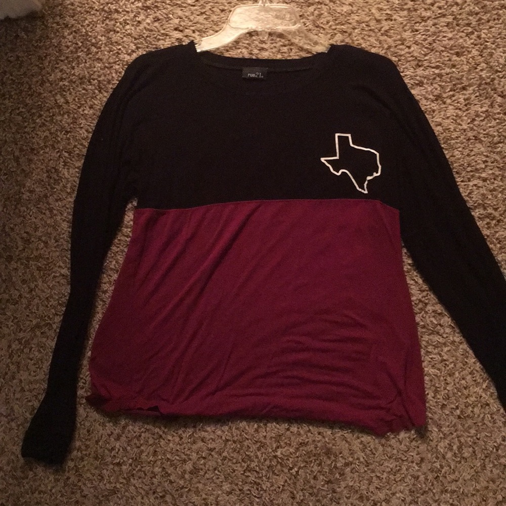 Super soft jersey Texas Top
